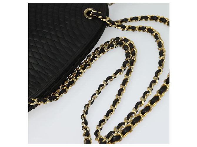 Borsa a spalla BALLY in pelle nera Auth 117884 Nero - vista 7