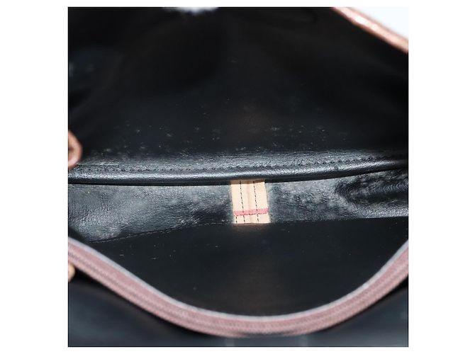 Autre Marque Borsa a Spalla Burberrys Nova Check in Tela Beige Oro Auth 117545 D'oro - vista 17