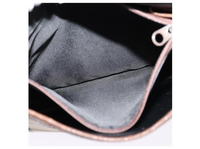 Autre Marque Borsa a Spalla Burberrys Nova Check in Tela Beige Oro Auth 117545 D'oro - vista 20