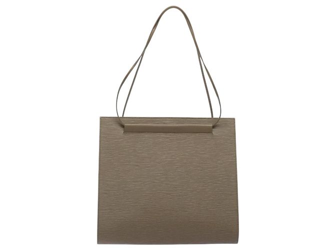 LOUIS VUITTON Borsa a Spalla Epi Santropen Grigio Lilla M5246B LV Auth 117338 Marrone Porpora - vista 2