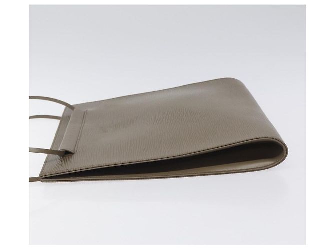 LOUIS VUITTON Borsa a Spalla Epi Santropen Grigio Lilla M5246B LV Auth 117338 Marrone Porpora - vista 4