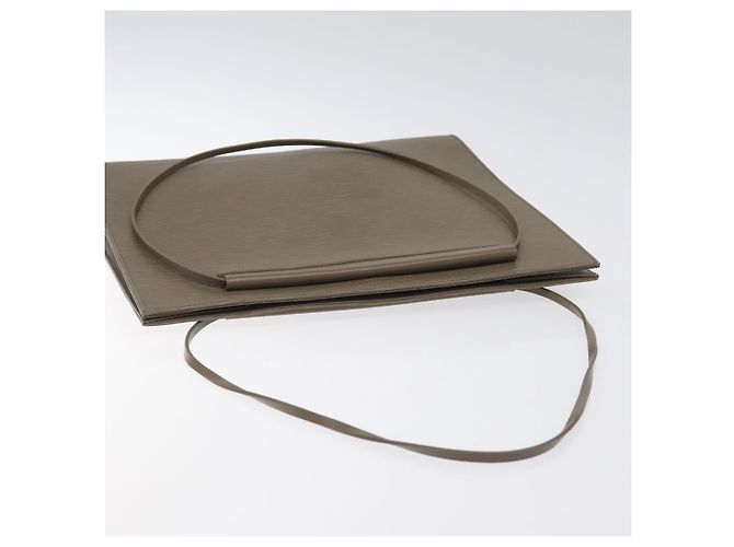 LOUIS VUITTON Borsa a Spalla Epi Santropen Grigio Lilla M5246B LV Auth 117338 Marrone Porpora - vista 6