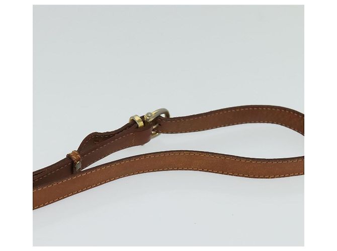 Céline Borsa a spalla in tela Macadam CELINE PVC beige oro Auth 118209 D'oro - vista 8