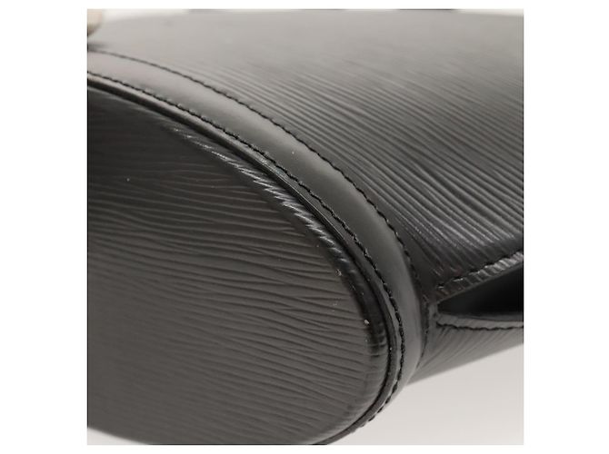 LOUIS VUITTON Borsa a Spalla Epi Saint Jacques Nera M50042 LV Auth BA1110 Nero - vista 14