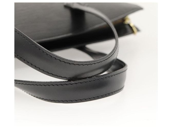 LOUIS VUITTON Borsa a Spalla Epi Saint Jacques Nera M50042 LV Auth BA1110 Nero - vista 7