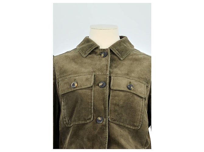 Johnnie Boden Chaqueta de algodón caqui - vista 2