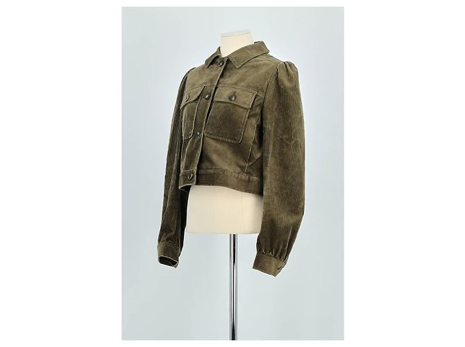 Johnnie Boden Chaqueta de algodón caqui - vista 4