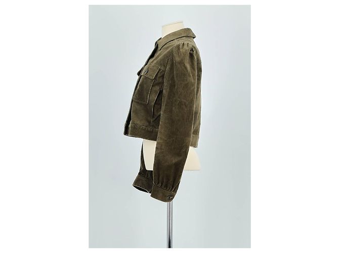 Johnnie Boden Chaqueta de algodón caqui - vista 5