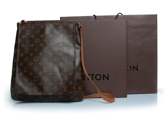Louis Vuitton, Musette GM in tela monogramma Marrone - vista 3