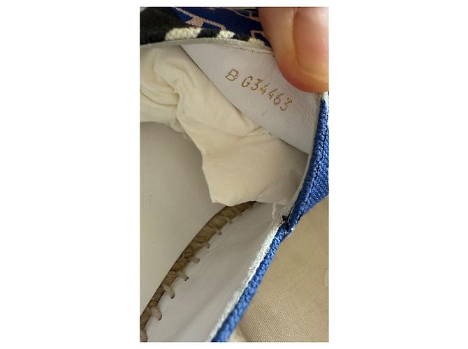 Espadrilles Chanel La Pausa Azules de Tela Talla 40 - vista 6