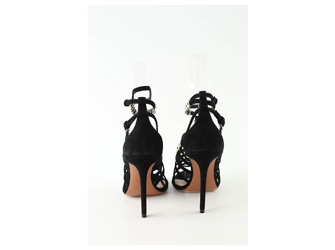 Alaïa Tacchi in pelle neri Nero - vista 2
