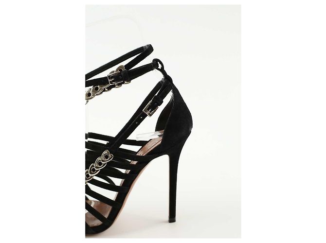 Alaïa Tacchi in pelle neri Nero - vista 5