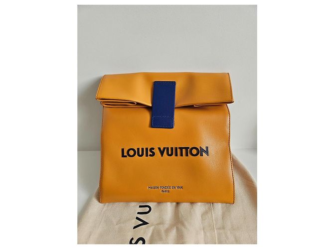 Borsa da sandwich Louis Vuitton uomo sfilata 2024 Arancione - vista 9