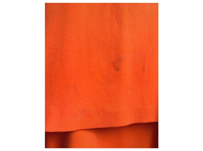 Orange Rote Midi-Kleid von Sportmax - Ansicht 12