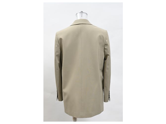 Blazer de doble botonadura en lana verde de Theory - vista 8
