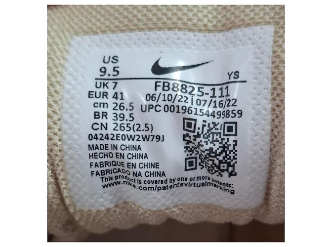 Tênis Nike Zoom Vomero 5 em sintético bege - vista 10