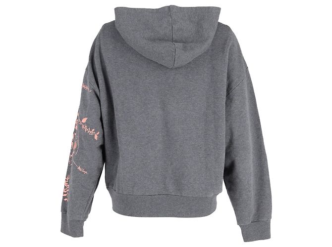 Sudadera de jersey bordada Harlee de Dries Van Noten en algodón gris - vista 3