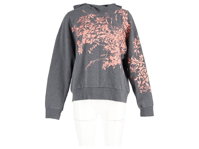Sudadera de jersey bordada Harlee de Dries Van Noten en algodón gris - vista 4