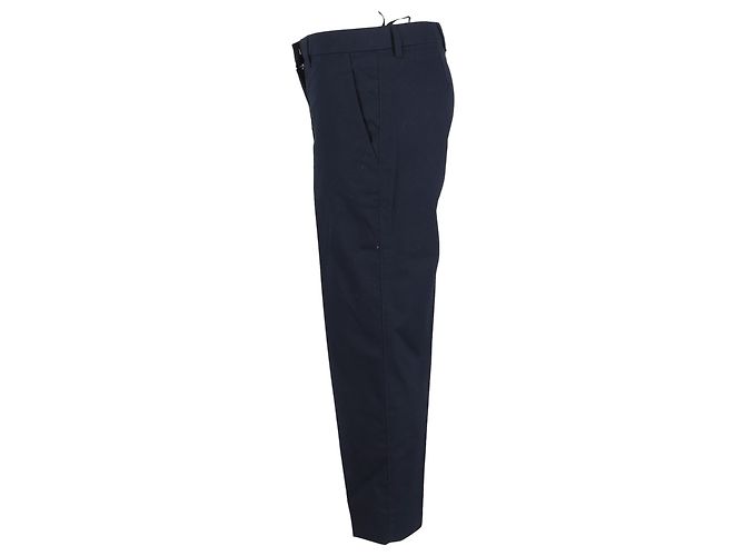 Miu Miu-Hosen aus marineblauem Polyester - Ansicht 2