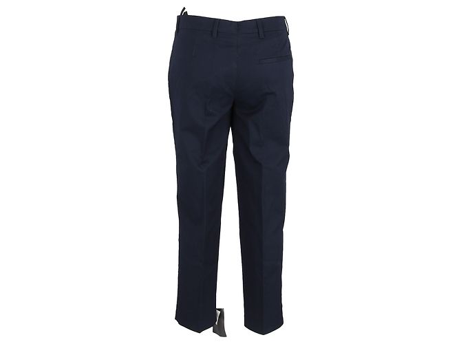 Miu Miu-Hosen aus marineblauem Polyester - Ansicht 3