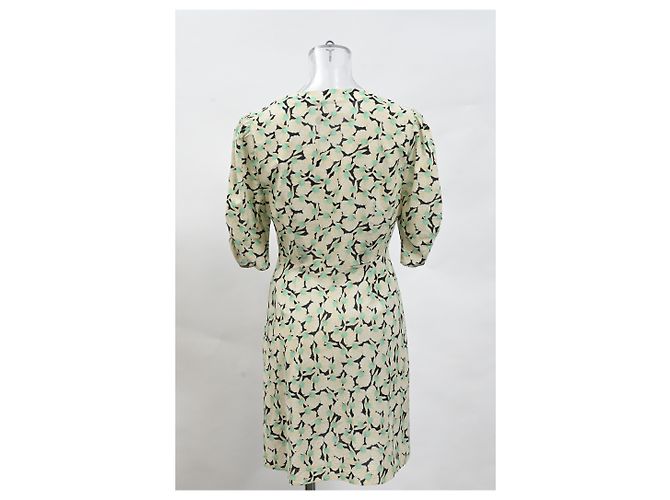Autre Marque Rixo Enya Mini-Kleid mit Perlenmuster aus mehrfarbigem Baumwollstoff Mehrfarben - Ansicht 8