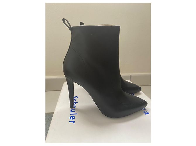 Botines de piel negra Proenza Schouler Negro - vista 2