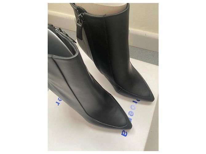 Botines de piel negra Proenza Schouler Negro - vista 3