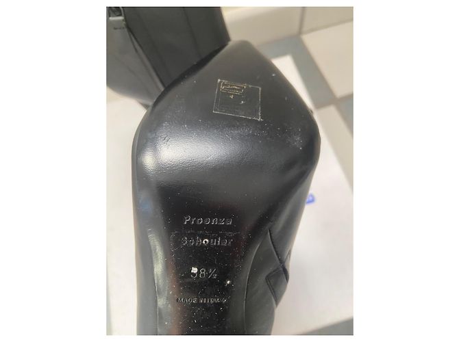Botines de piel negra Proenza Schouler Negro - vista 5
