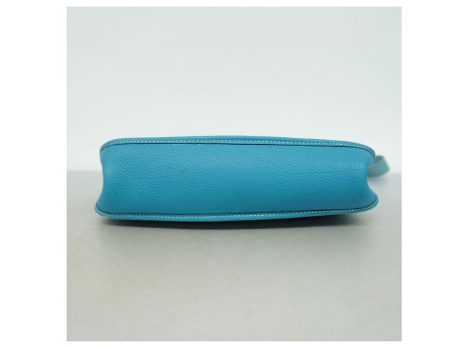 Hermès Borsa a Spalla Hermes Vespa PM Togo Blu Jeans - vista 3