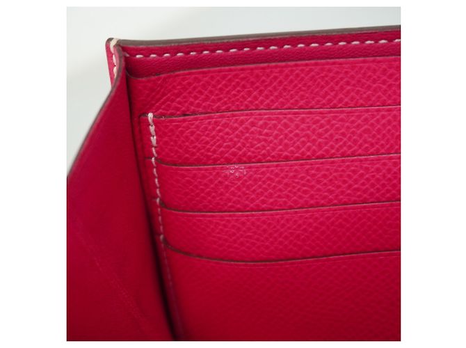Hermès Cartera Larga Constance Hermes en Rosa Tyrien - vista 10