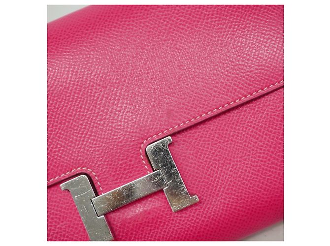 Hermès Cartera Larga Constance Hermes en Rosa Tyrien - vista 16