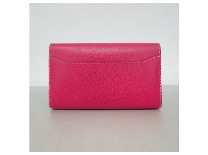 Hermès Cartera Larga Constance Hermes en Rosa Tyrien - vista 17
