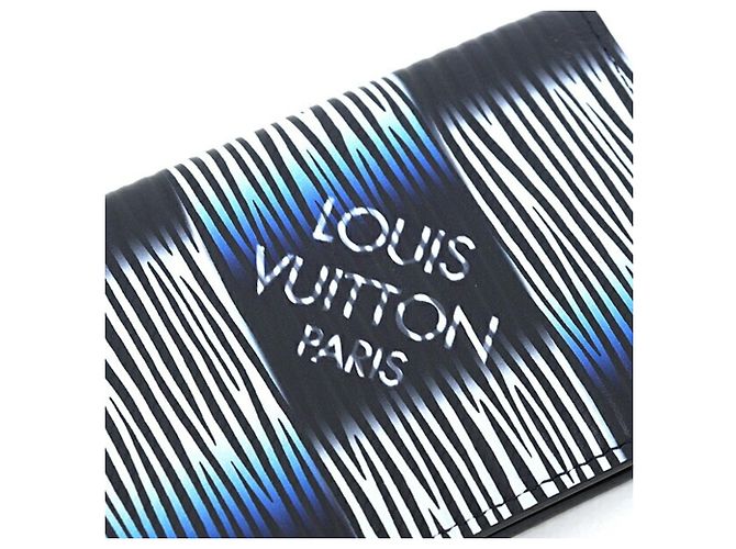 Louis Vuitton Card Case Organizer de Poche Damier Rush Blue Epi Light blue - view 4