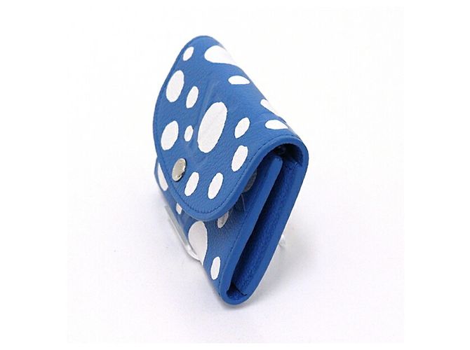 Billetera Louis Vuitton Yayoi Kusama Azul claro - vista 4