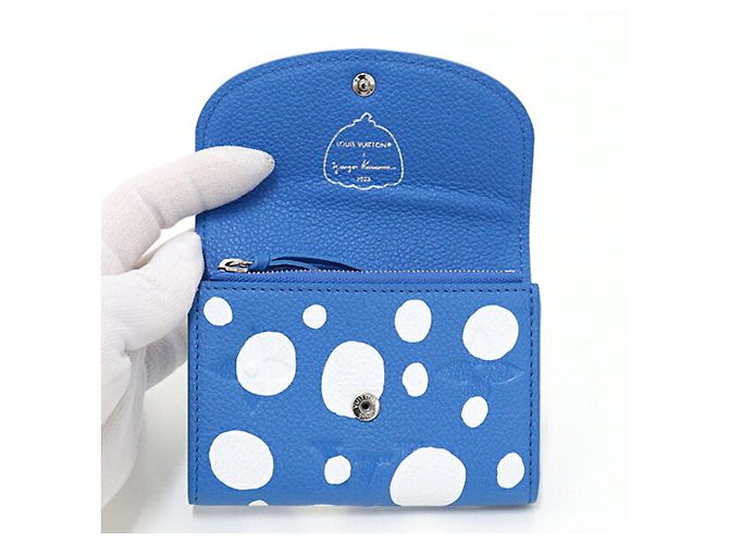 Billetera Louis Vuitton Yayoi Kusama Azul claro - vista 5