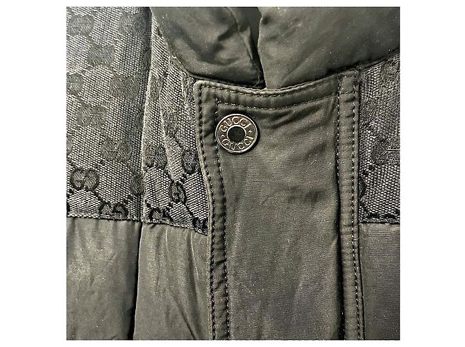 Authentische Gucci Tom Ford Monogram GG gepolsterte Weste Schwarz - Ansicht 5
