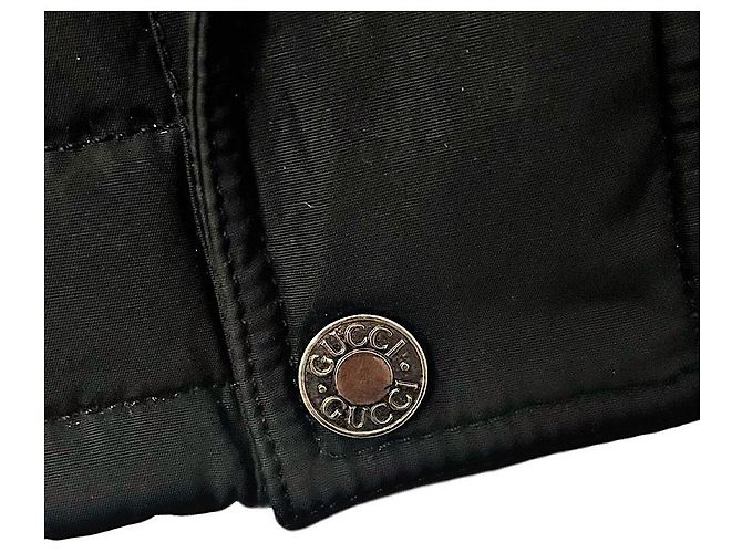 Authentische Gucci Tom Ford Monogram GG gepolsterte Weste Schwarz - Ansicht 6