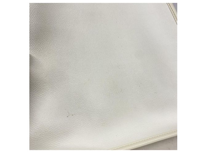 Hermès Borsa a Spalla Hermes Vespa PM Veau Epsom Bianco J Stamp Donne - vista 13