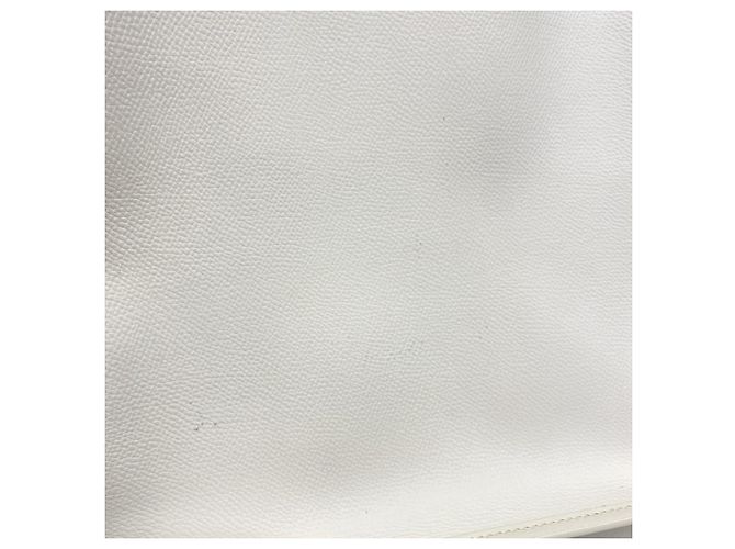 Hermès Borsa a Spalla Hermes Vespa PM Veau Epsom Bianco J Stamp Donne - vista 14