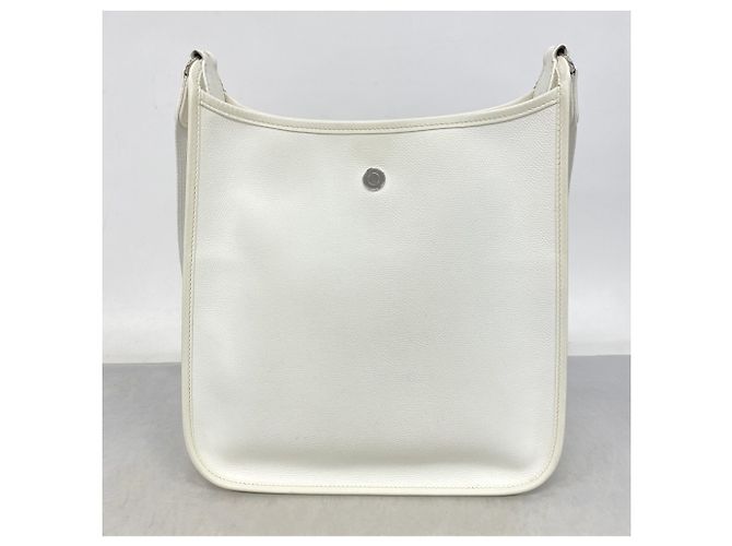 Hermès Borsa a Spalla Hermes Vespa PM Veau Epsom Bianco J Stamp Donne - vista 17
