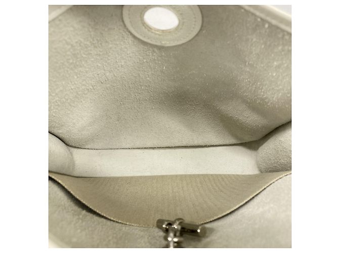 Hermès Borsa a Spalla Hermes Vespa PM Veau Epsom Bianco J Stamp Donne - vista 4