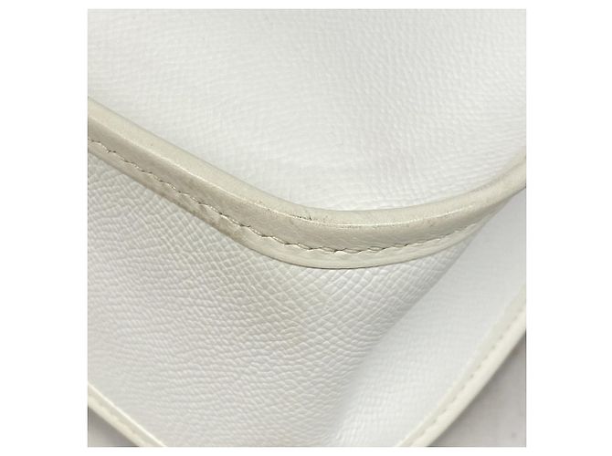 Hermès Borsa a Spalla Hermes Vespa PM Veau Epsom Bianco J Stamp Donne - vista 6