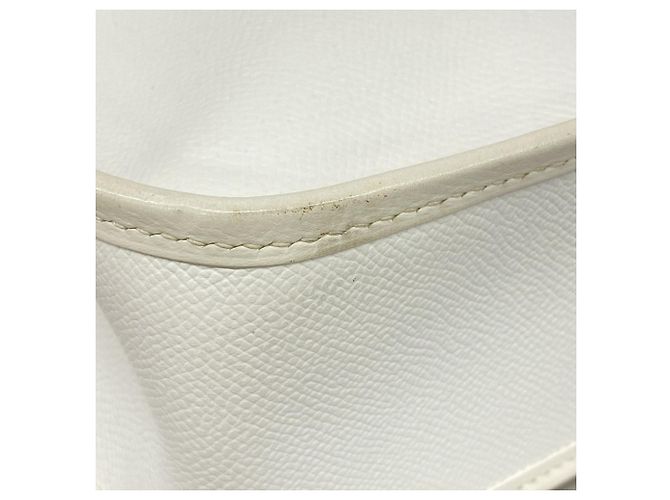 Hermès Borsa a Spalla Hermes Vespa PM Veau Epsom Bianco J Stamp Donne - vista 7