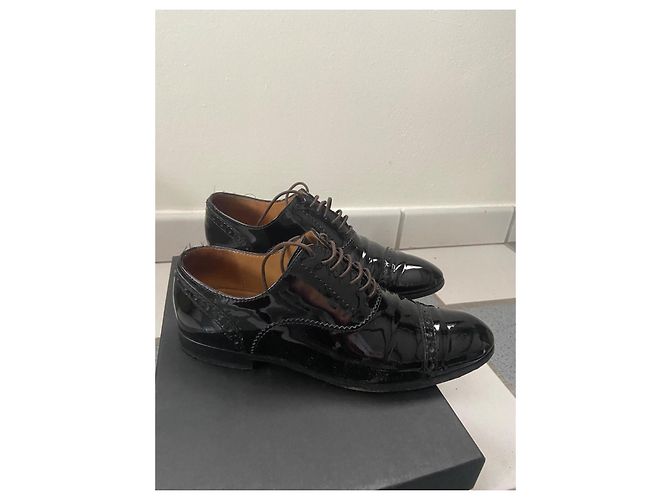Marc by Marc Jacobs Lacklederschuhe Schwarz - Ansicht 3