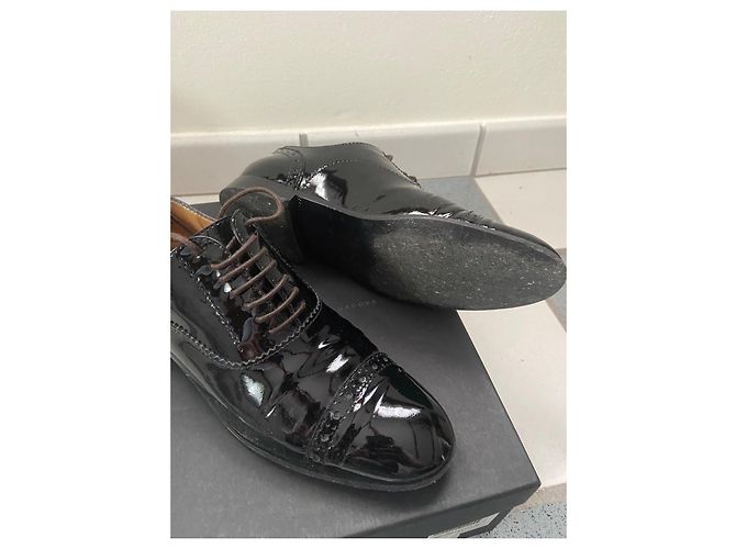 Marc by Marc Jacobs Lacklederschuhe Schwarz - Ansicht 4