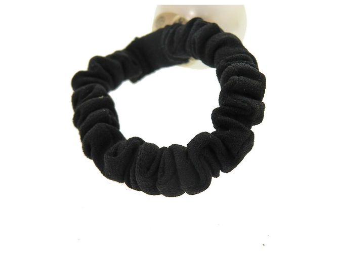 Coletero Chanel Coco Mark Negro Blanco Dorado - vista 5