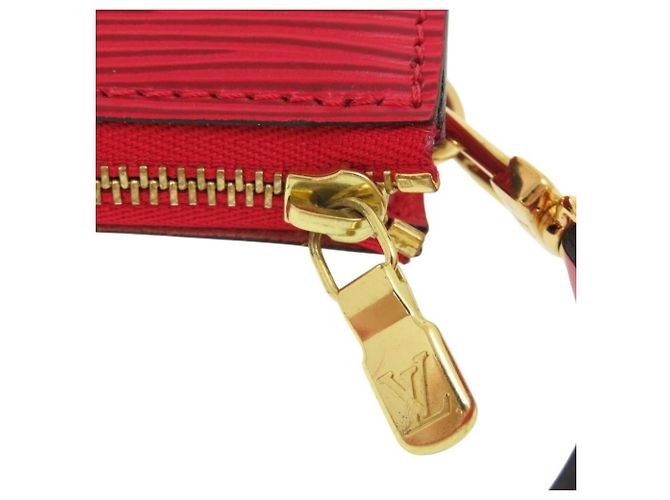 Pochette Accessorio Epi Louis Vuitton Rosso - vista 10