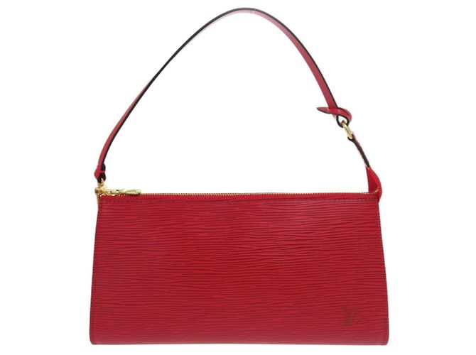 Pochette Accessorio Epi Louis Vuitton Rosso - vista 2