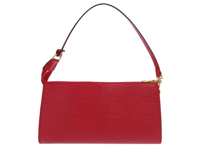Pochette Accessorio Epi Louis Vuitton Rosso - vista 3
