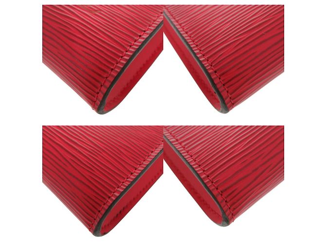 Pochette Accessorio Epi Louis Vuitton Rosso - vista 5